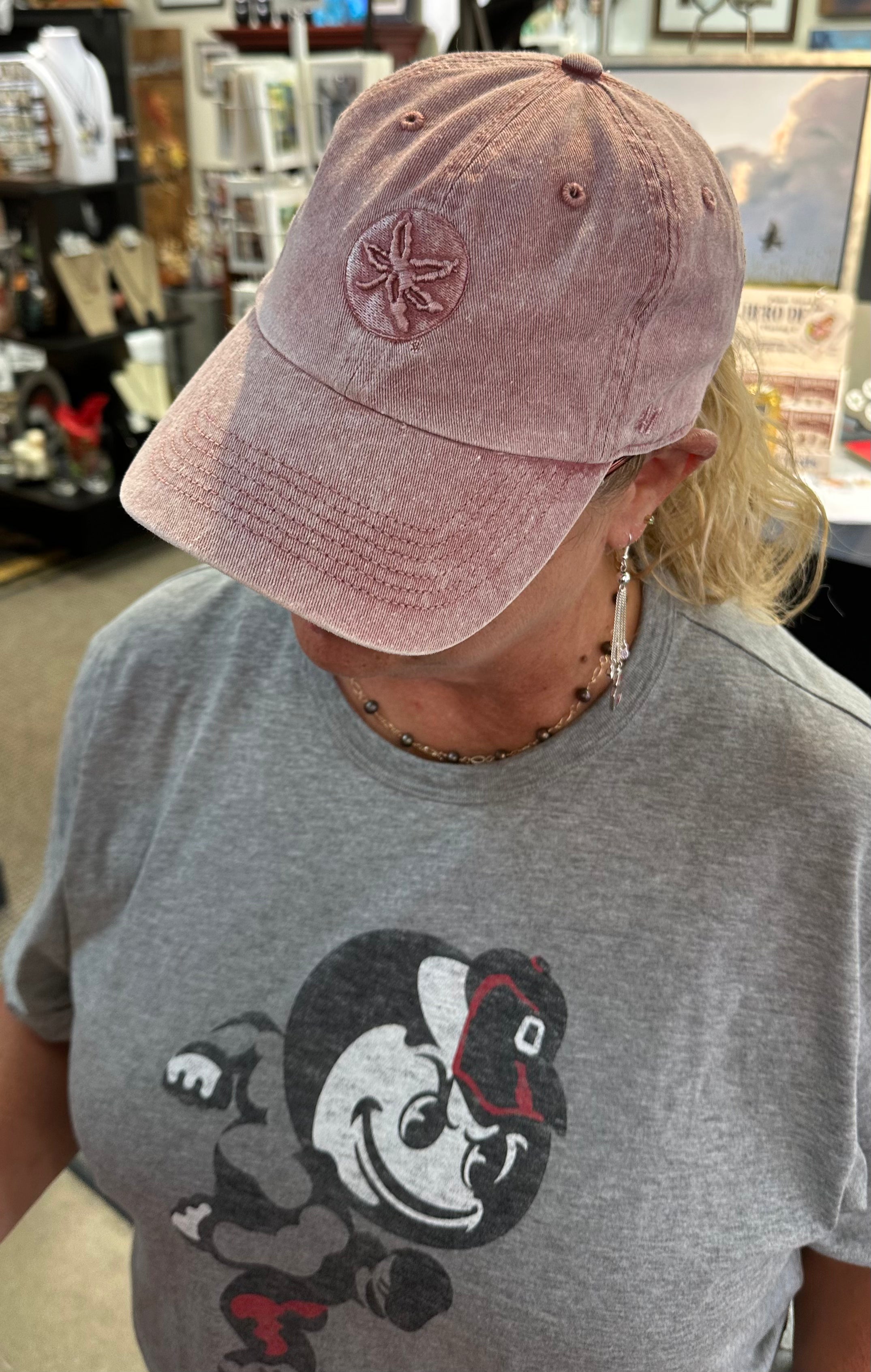 OHIO STATE BUCKEYES MISTY PINK MIST 47 CLEAN UP CAP – OSU Sports Fans