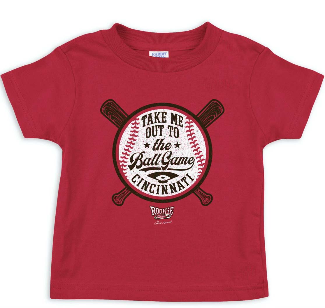 New Youth Cincinnati Reds Take Me Out to The Ballgame - Osu Sports Fans 3T