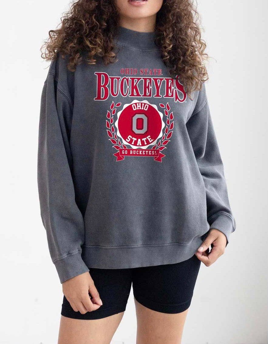 Osu Sports Fans Ohio State Nantucket Mock Neck OSUSPORTFANS.COM XL