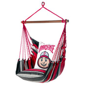 HANGING CHAIR SWING OHIO STATE BUCKEYES BRUTUS MASCOT