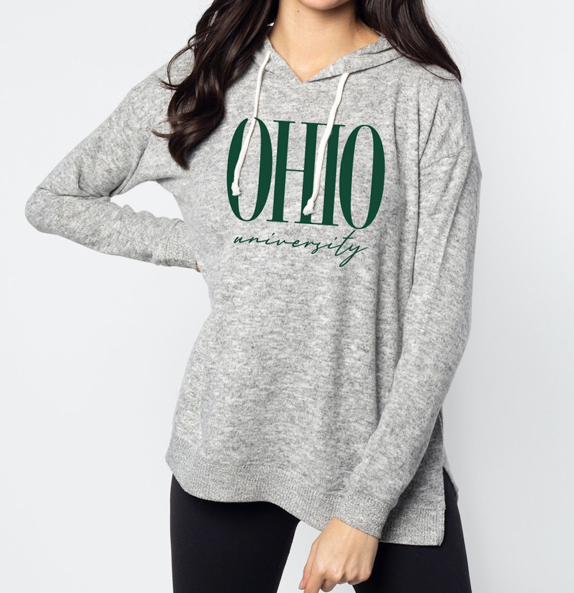 ohio university gear OHIO UNIVERSITY SOFT TUNIC HOODIE