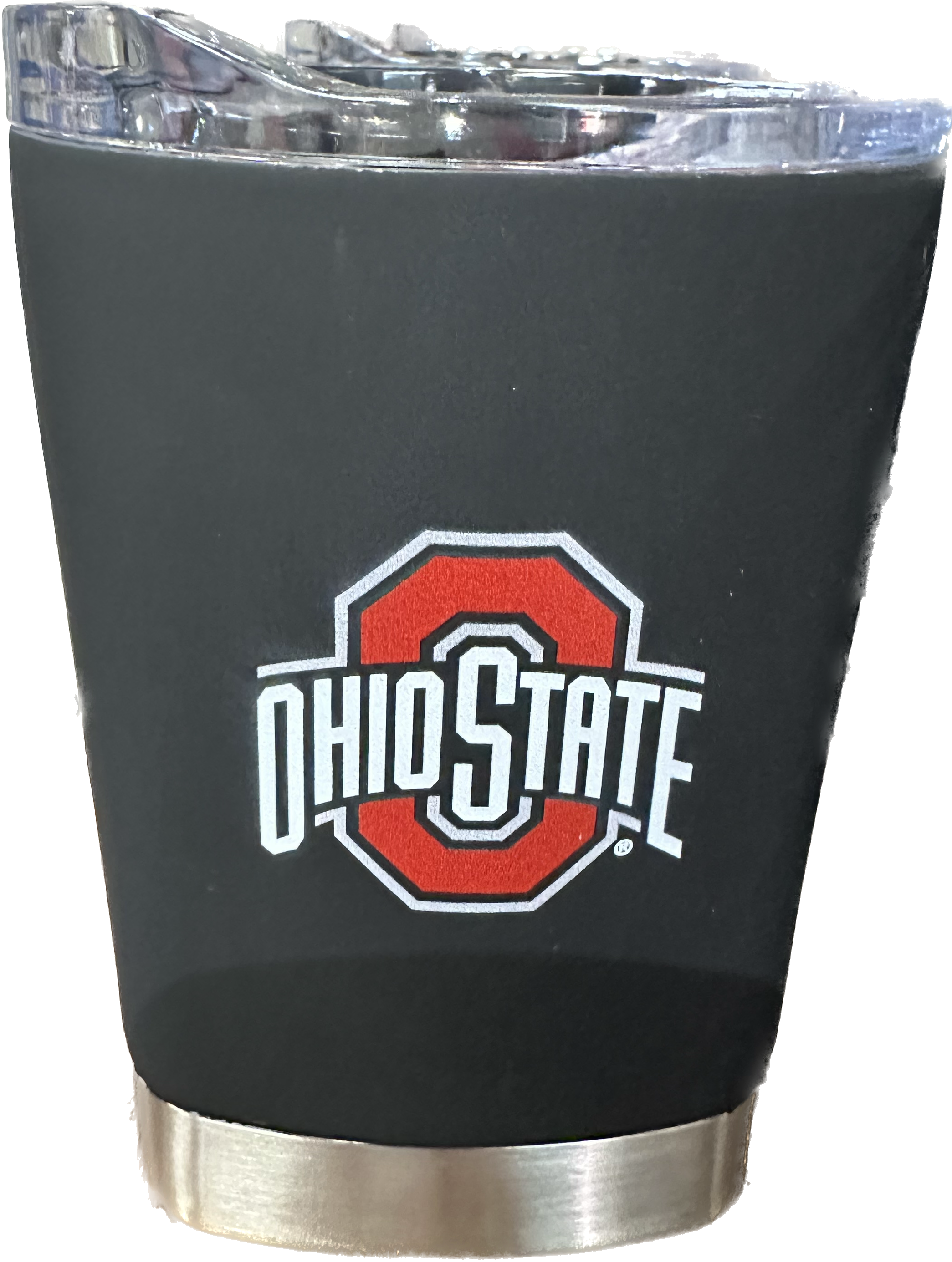 Ohio State Buckeye Soft Touch Glass Bottles - 20 oz