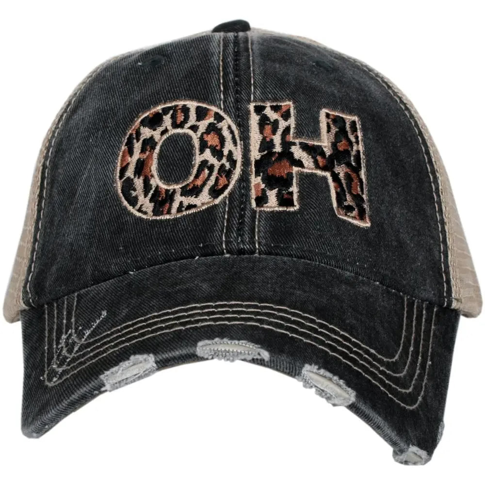 OHIO OH LEOPARD STATE HAT - TRUCKER -  – OSU Sports Fans