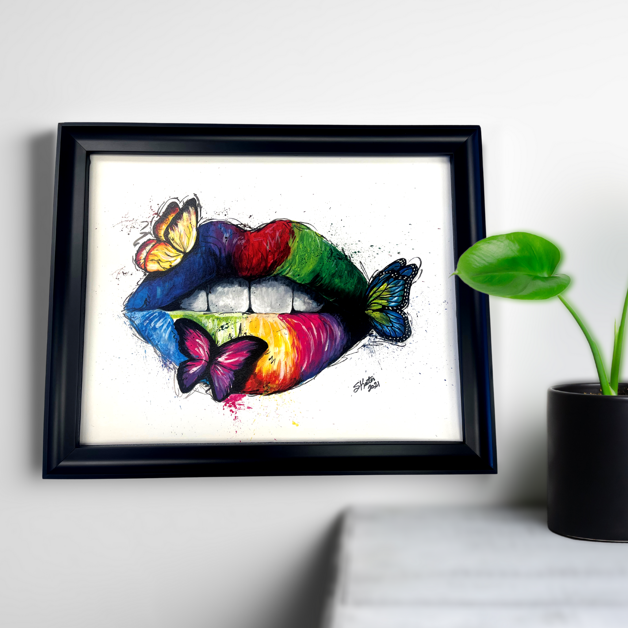 framed art of Speak Freely by "Skeeter"