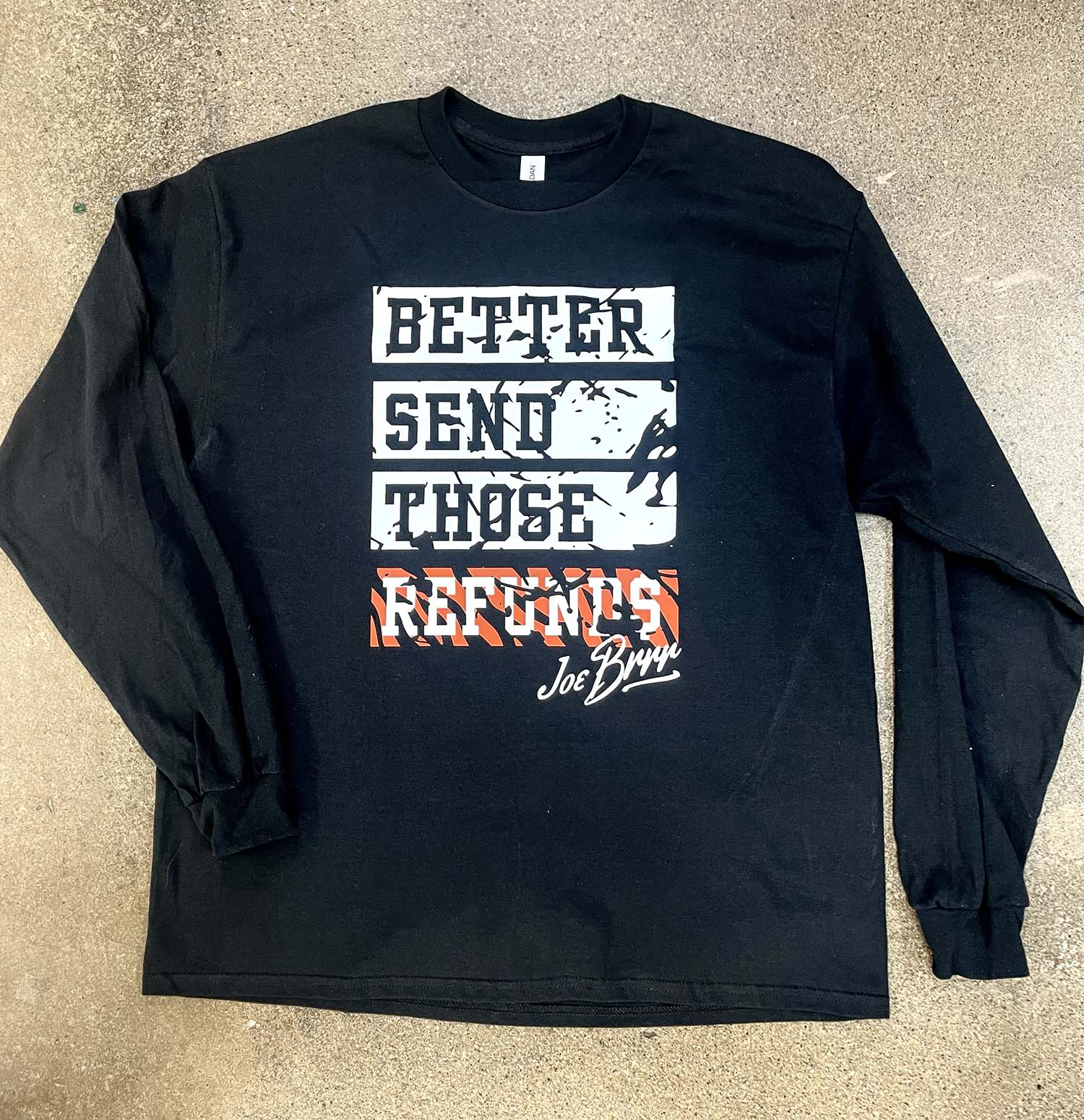 Get your Cincinnati Bengals “Send Those Refunds” shirts at