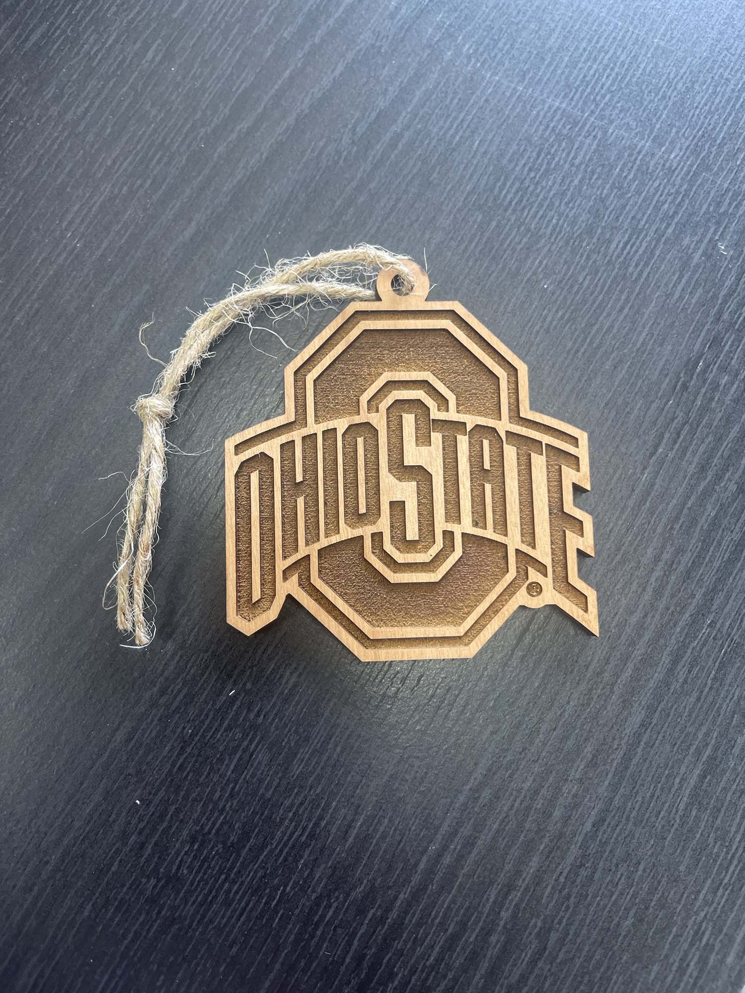 Wood Ornament Ohio State University