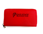 OSU-themed zippered wallet