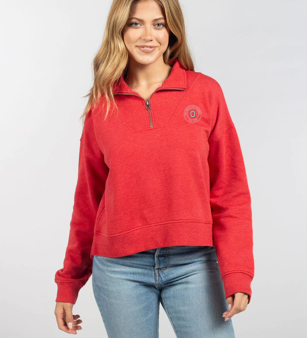 OHIO STATE QUARTER ZIP JACKET