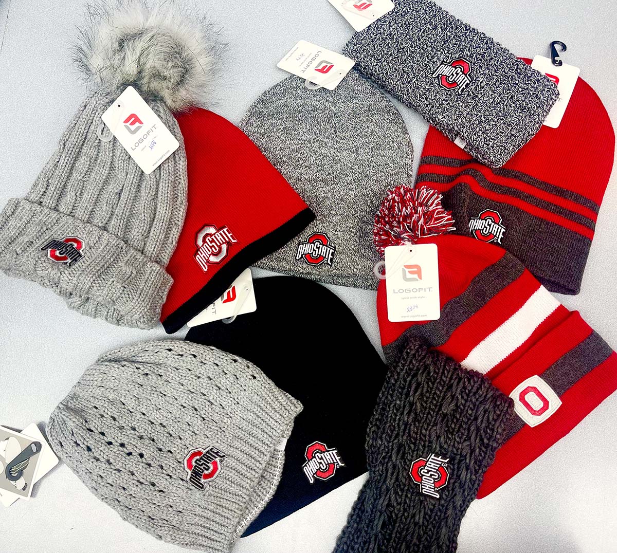 ohio state university knit hats for sale