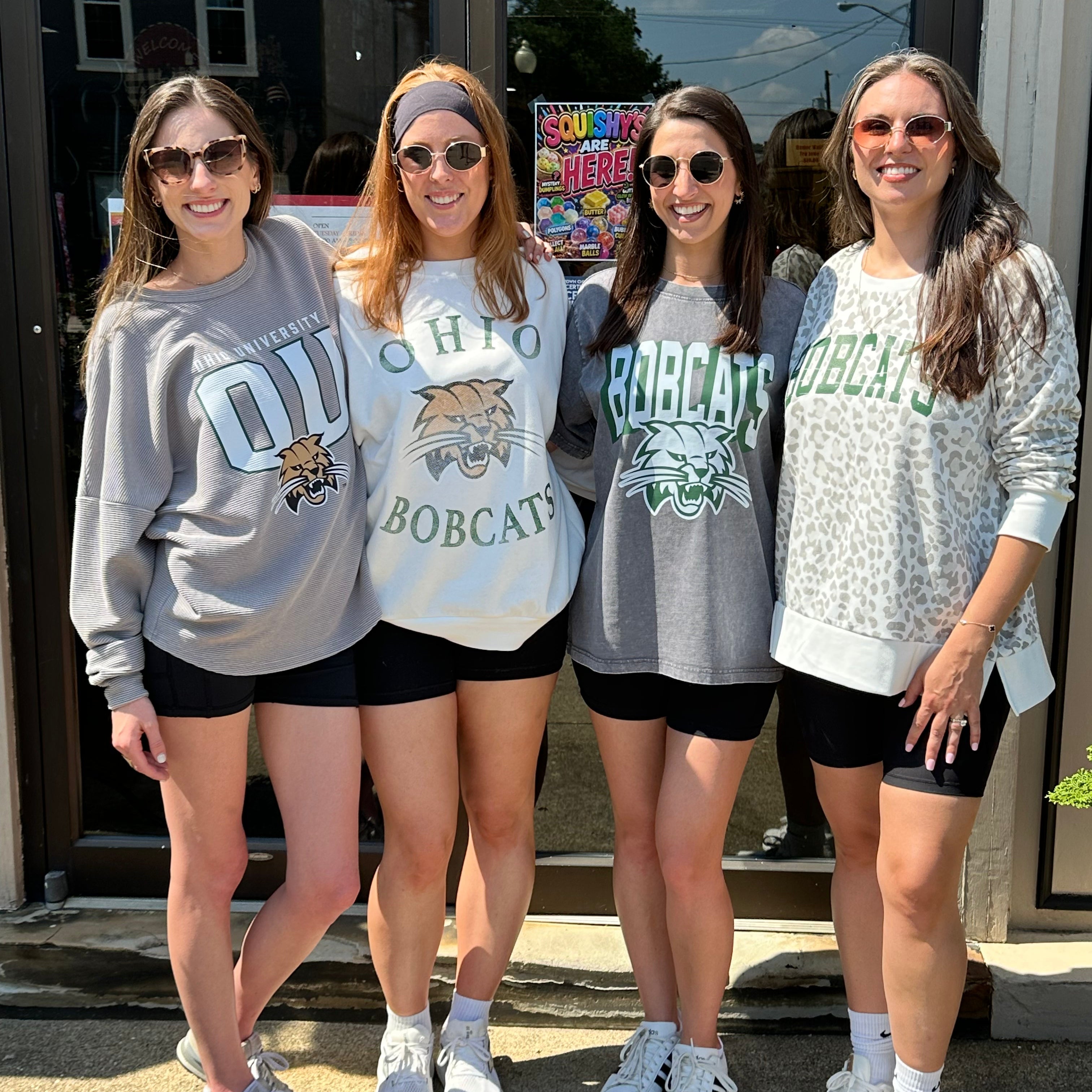 group of girls wearing ou bobcats gear