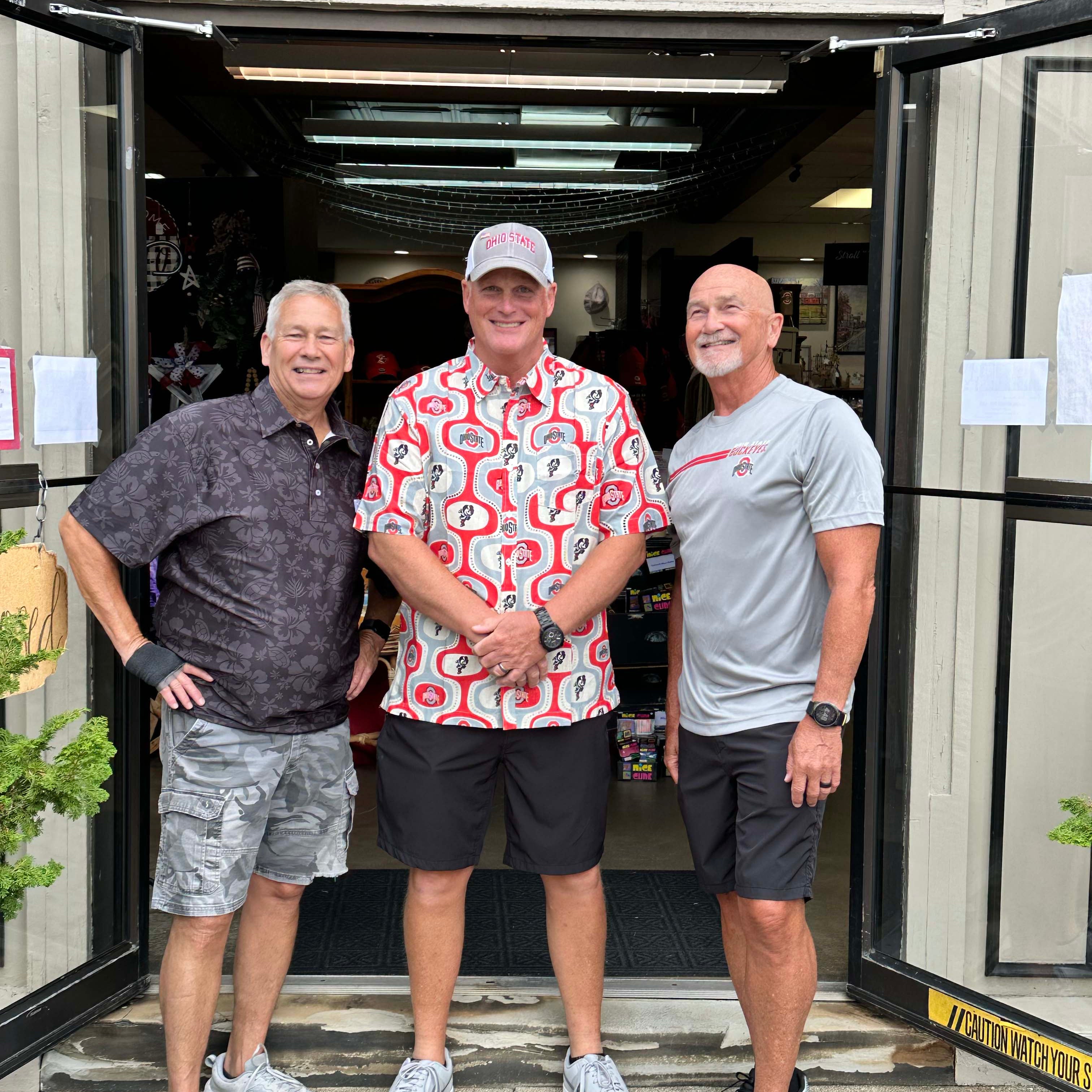 picture this osu sports fans, mens wear outside of store 