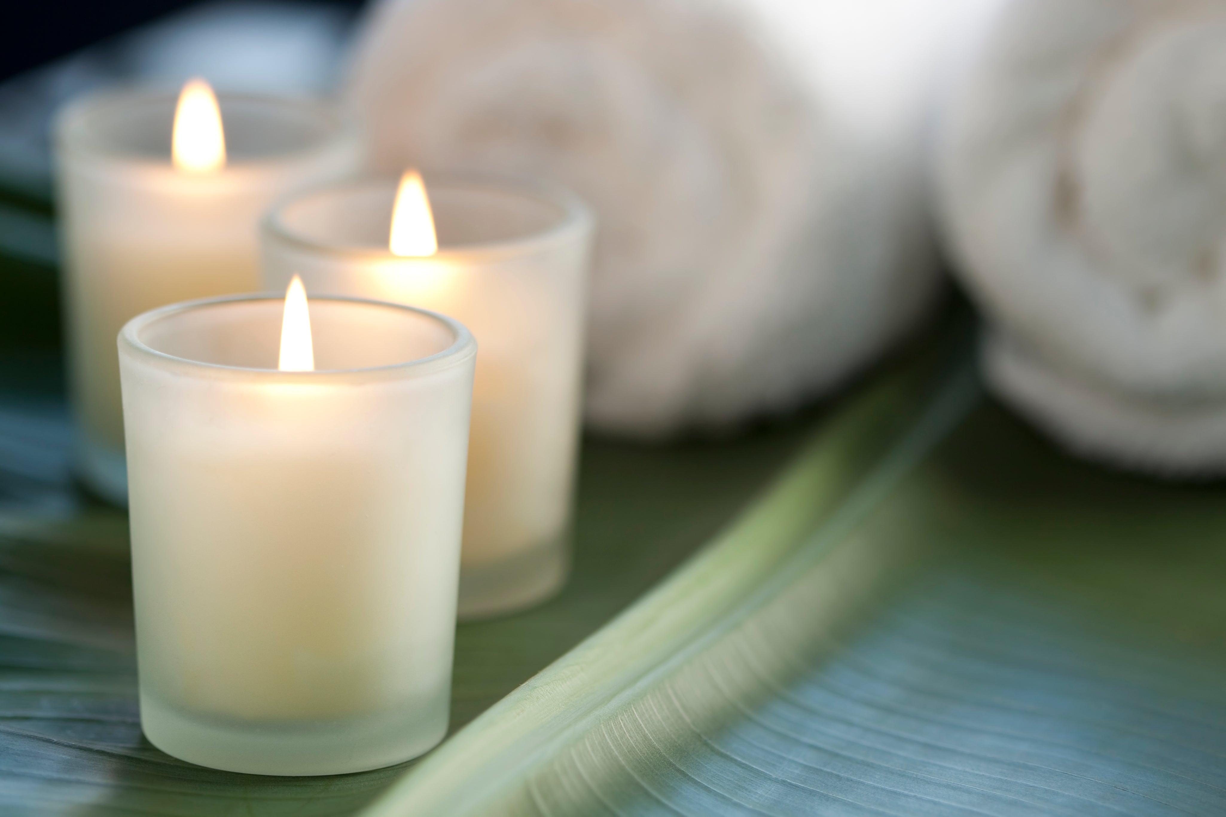 candles in jar