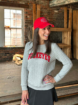 OHIO STATE BUCKEYES PATCH KINSLEY SWEATSHIRT