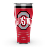 OHIO STATE BUCKEYES MVP 20 OZ TERVIS STAINLESS STEEL TRAVEL TUMBLER WITH SLIDER LID