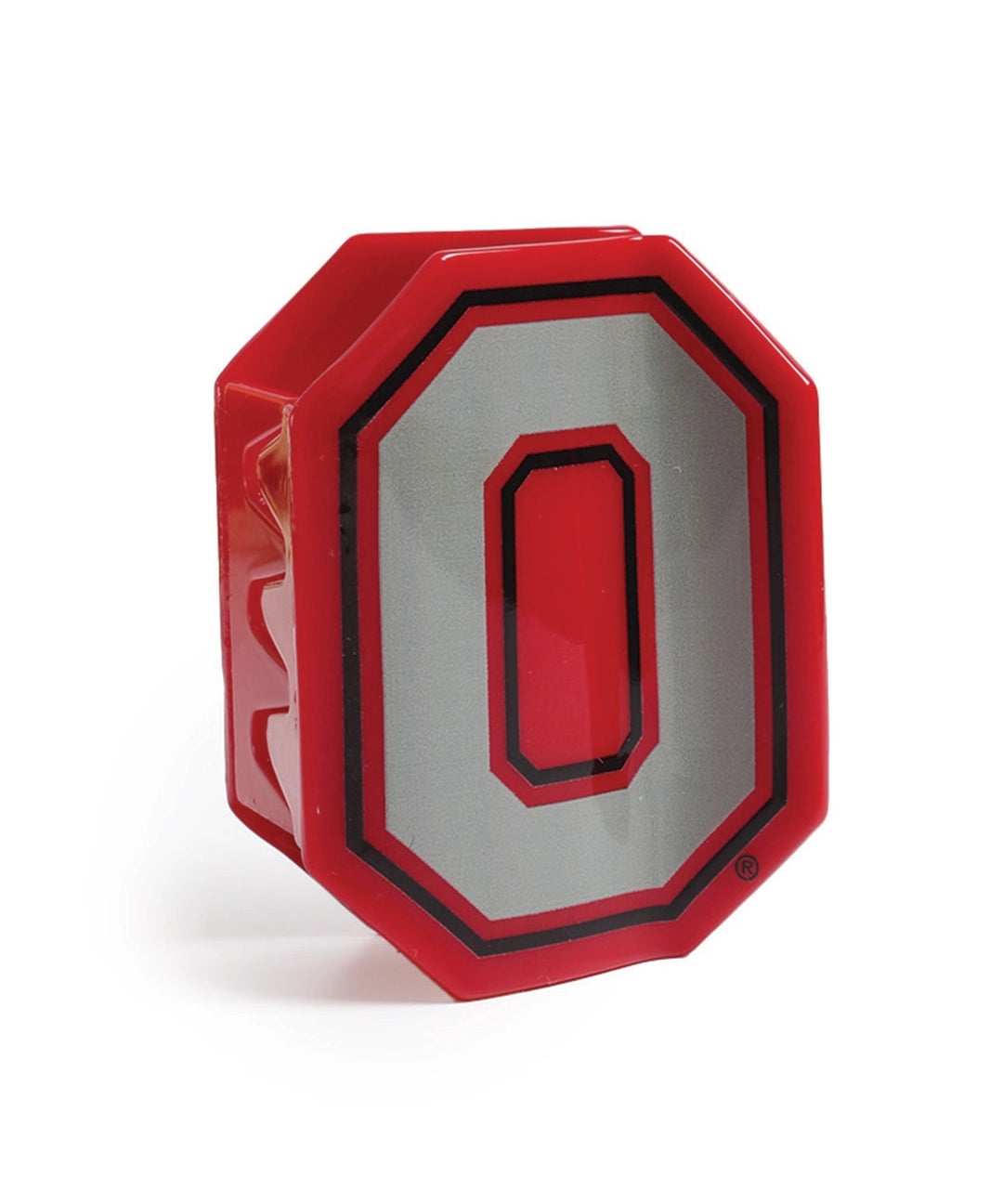 red Ohio State® Block O Statement Claw Clip