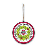 OHIO STATE “ALTHOUGH IT’S BEEN SAID” METAL ORNAMENT – 4.5"
