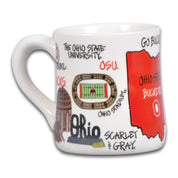 front of Ohio State Ceramic Mug – 20oz