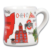 back of Ohio State Ceramic Mug – 20oz