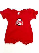 OHIO STATE GIRLS ROMPER