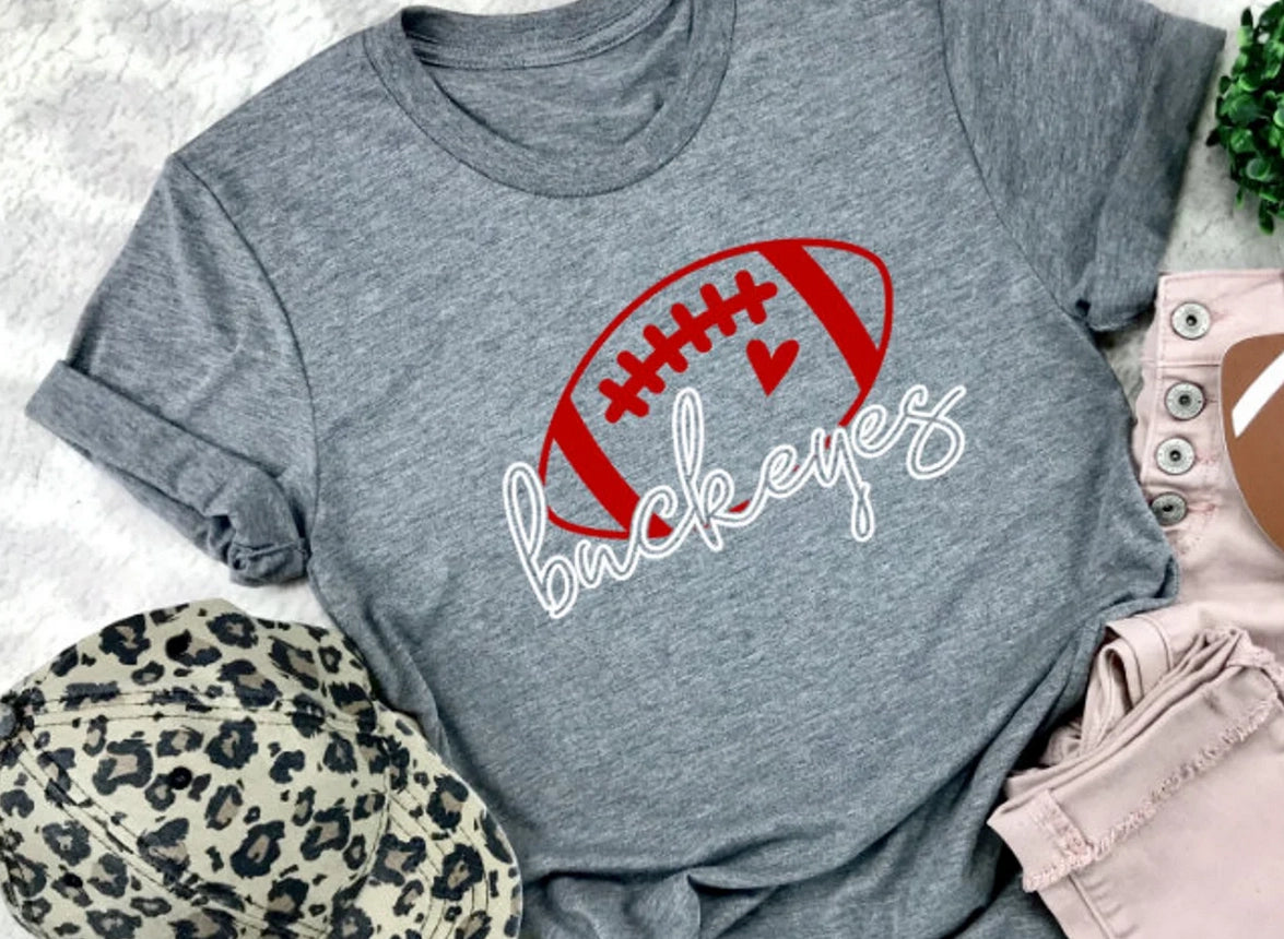 Ohio Buckeyes Football Graphic T-Shirt