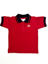 OHIO STATE POLO SHIRT – RED/BLACK