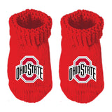 EMBROIDERED OHIO STATE INFANT SOCKS