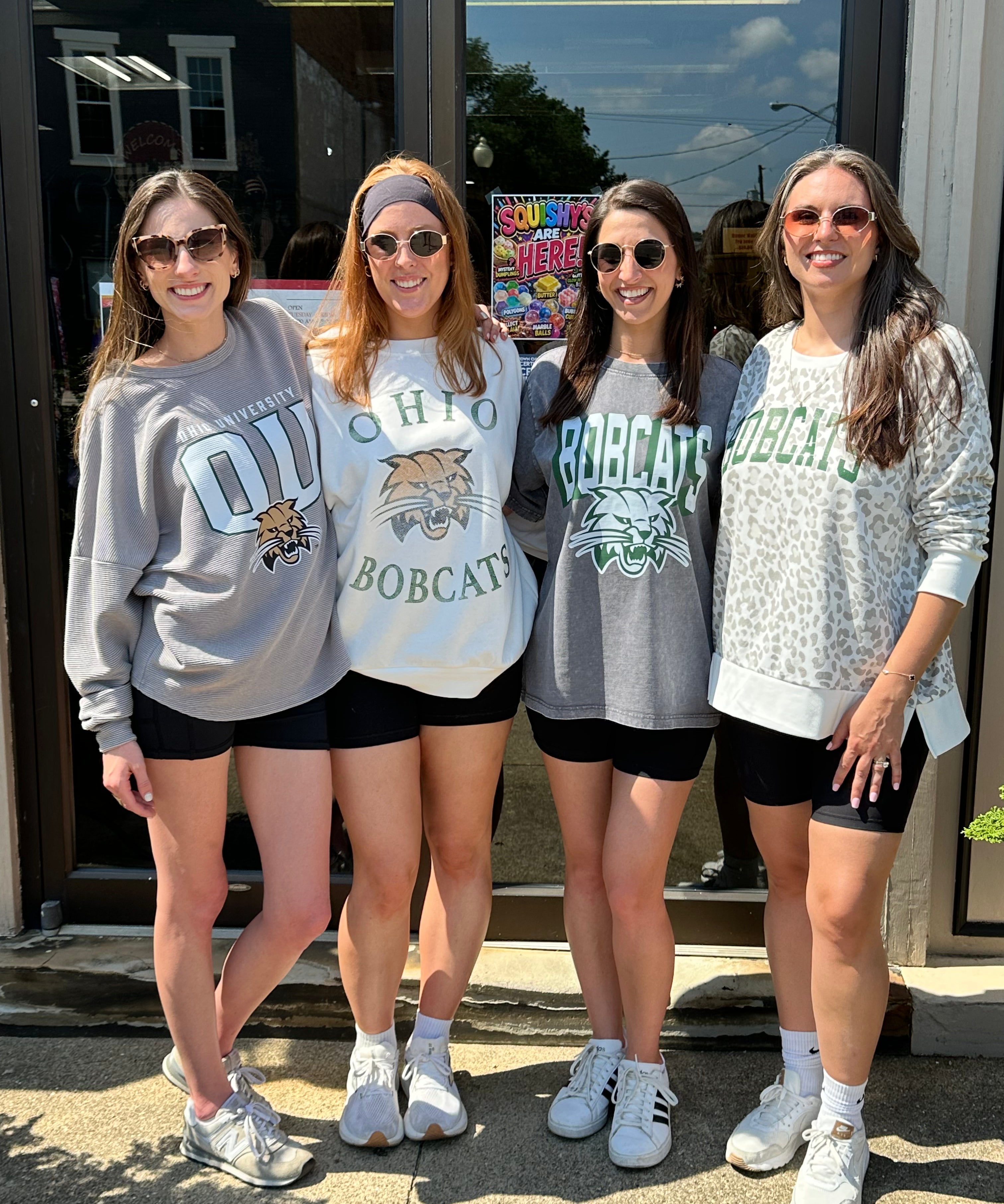 group of girls wearing ou bobcats gear