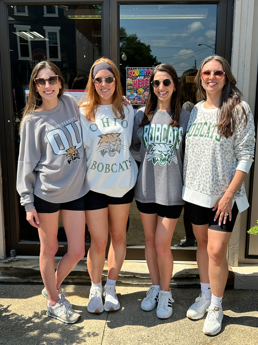 group of girls wearing ou bobcats gear