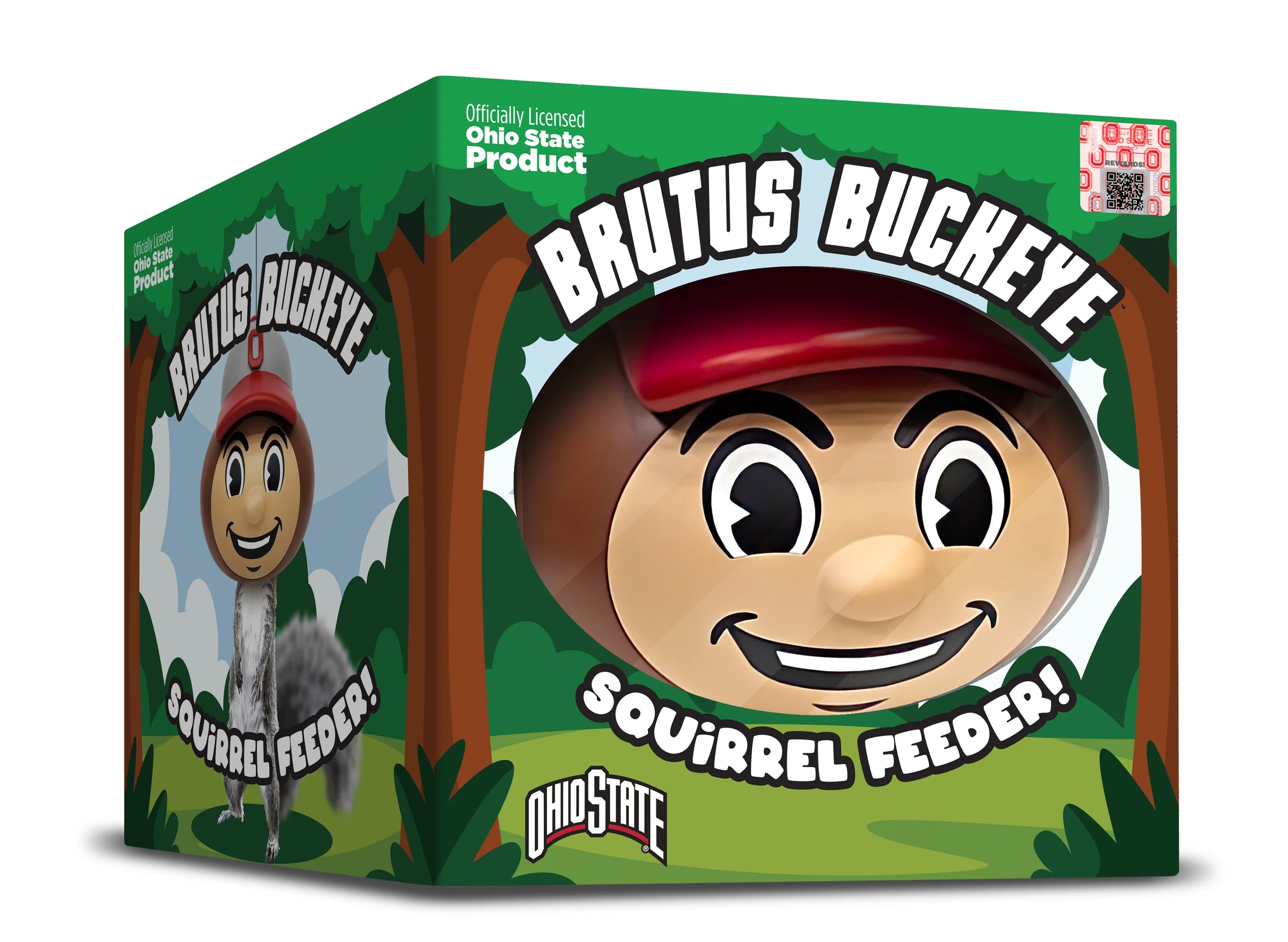 box Brutus Buckeye Squirrel Feeder