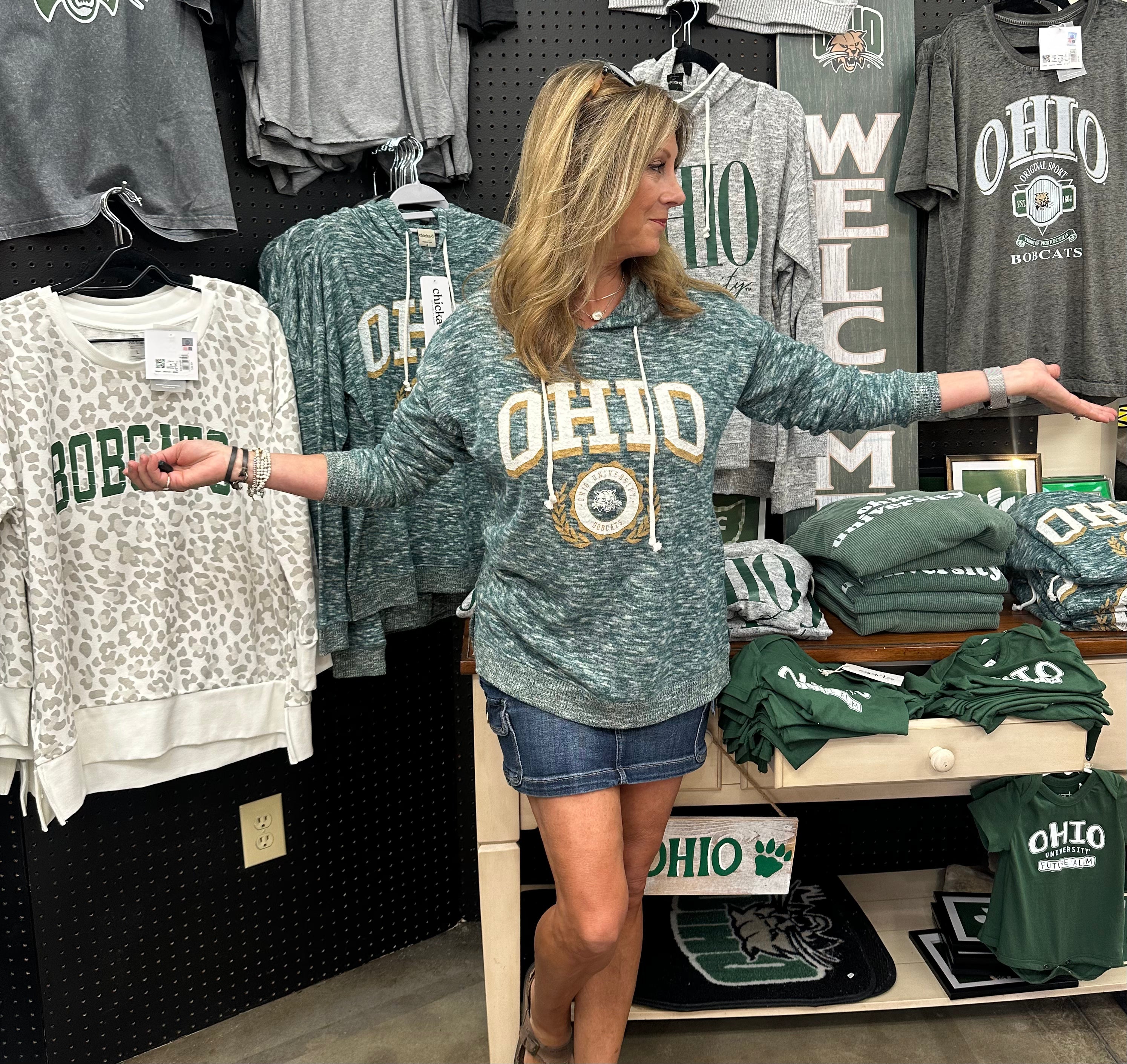 OHIO UNIVERSITY TUNIC HOODIE