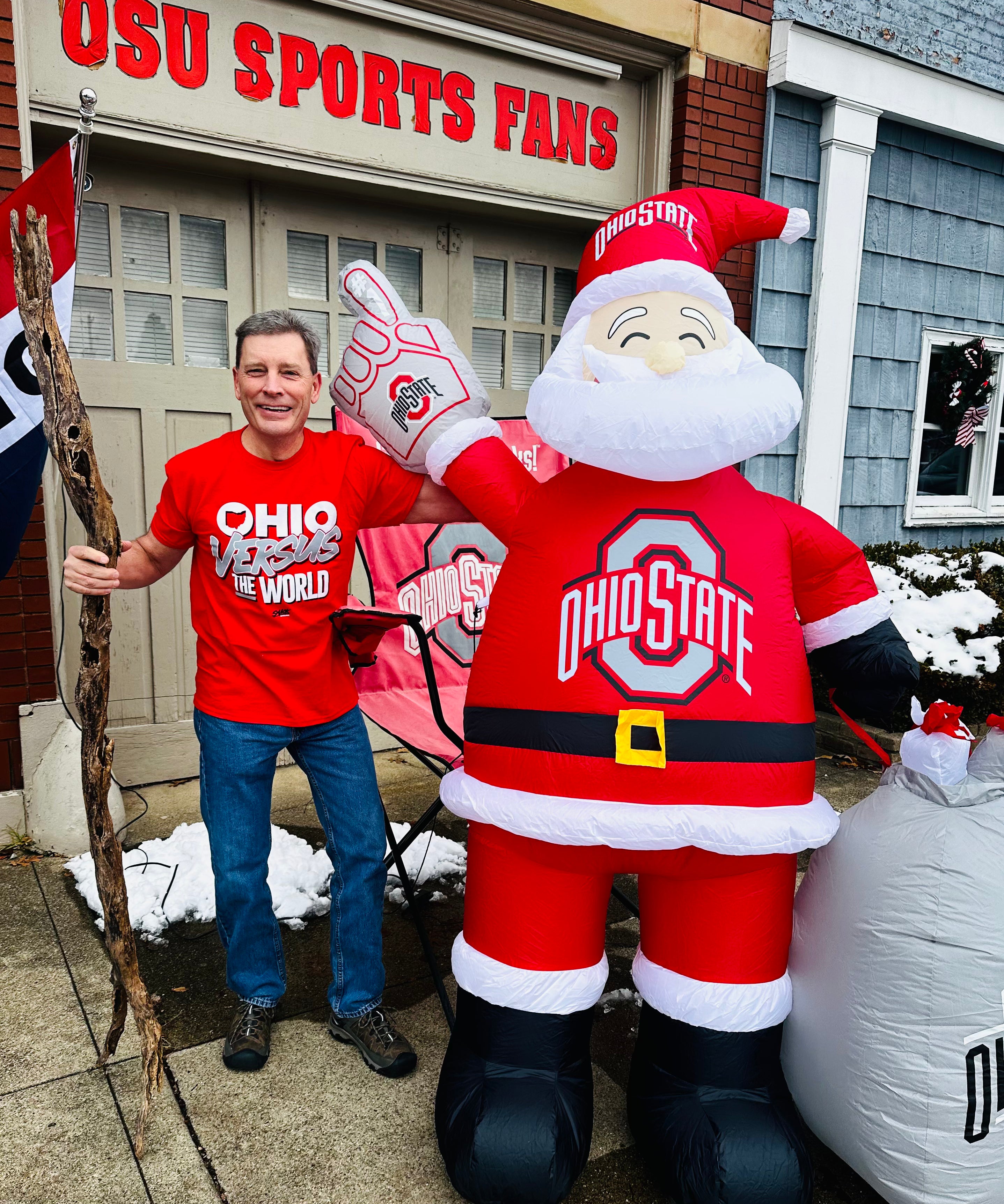 steve outside osu sports fans in chillicothe ohio