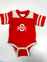 OHIO STATE FOOTBALL CREEPER WITH STITCHED EMBLEM
