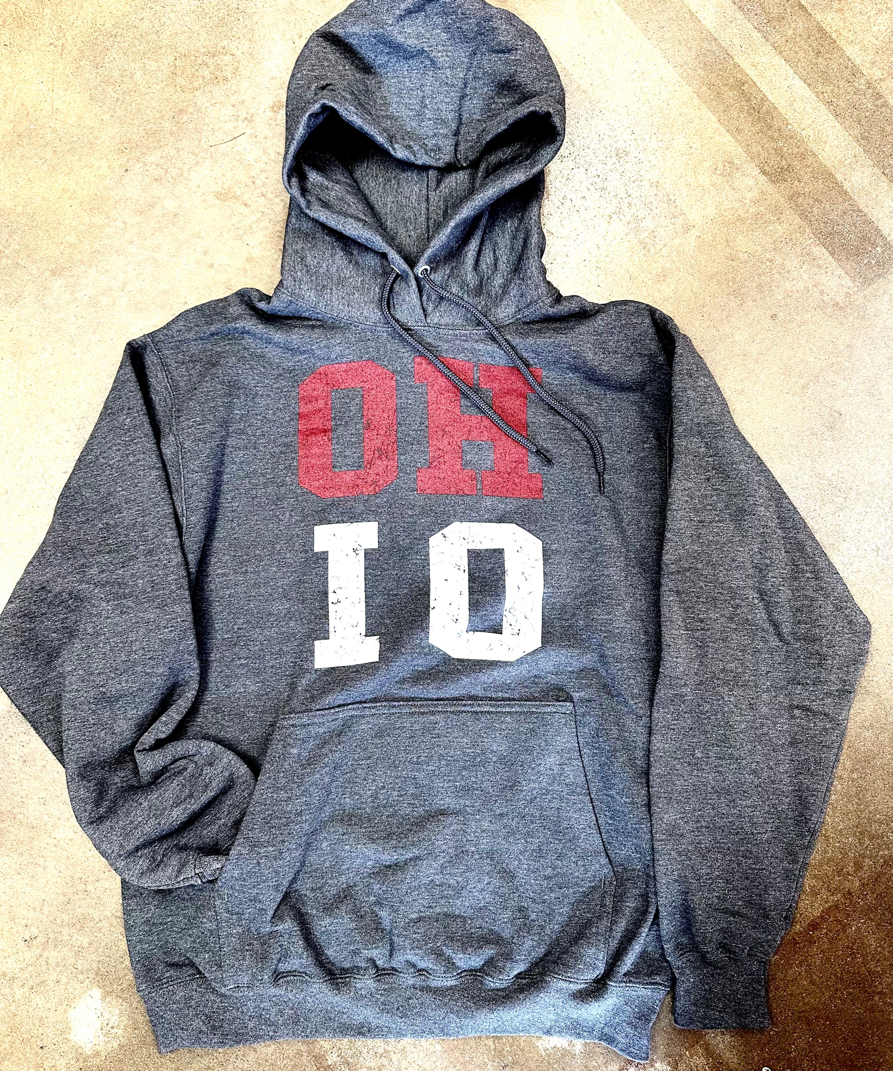 OH-IO GRAY HOODIE