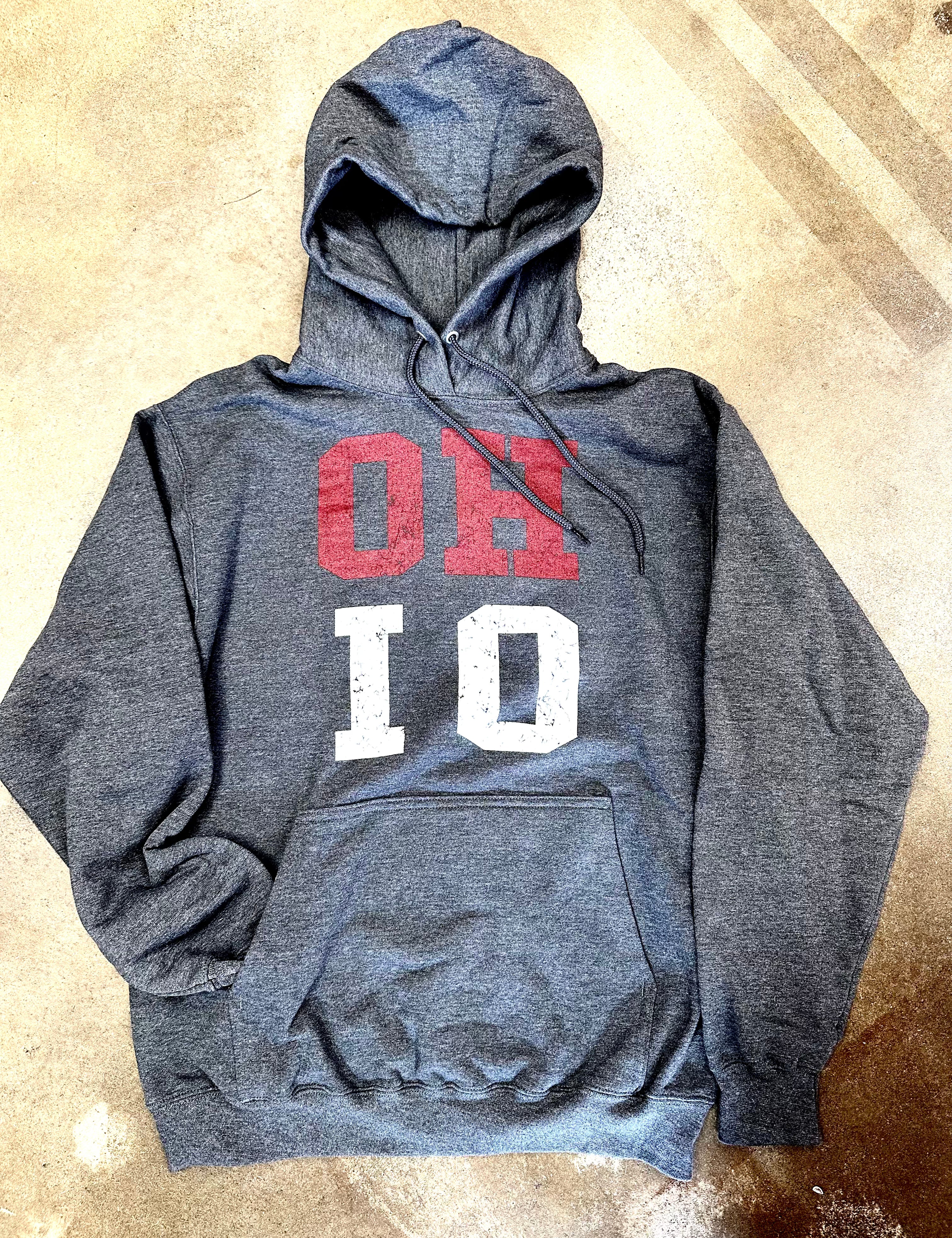 OH-IO GRAY HOODIE