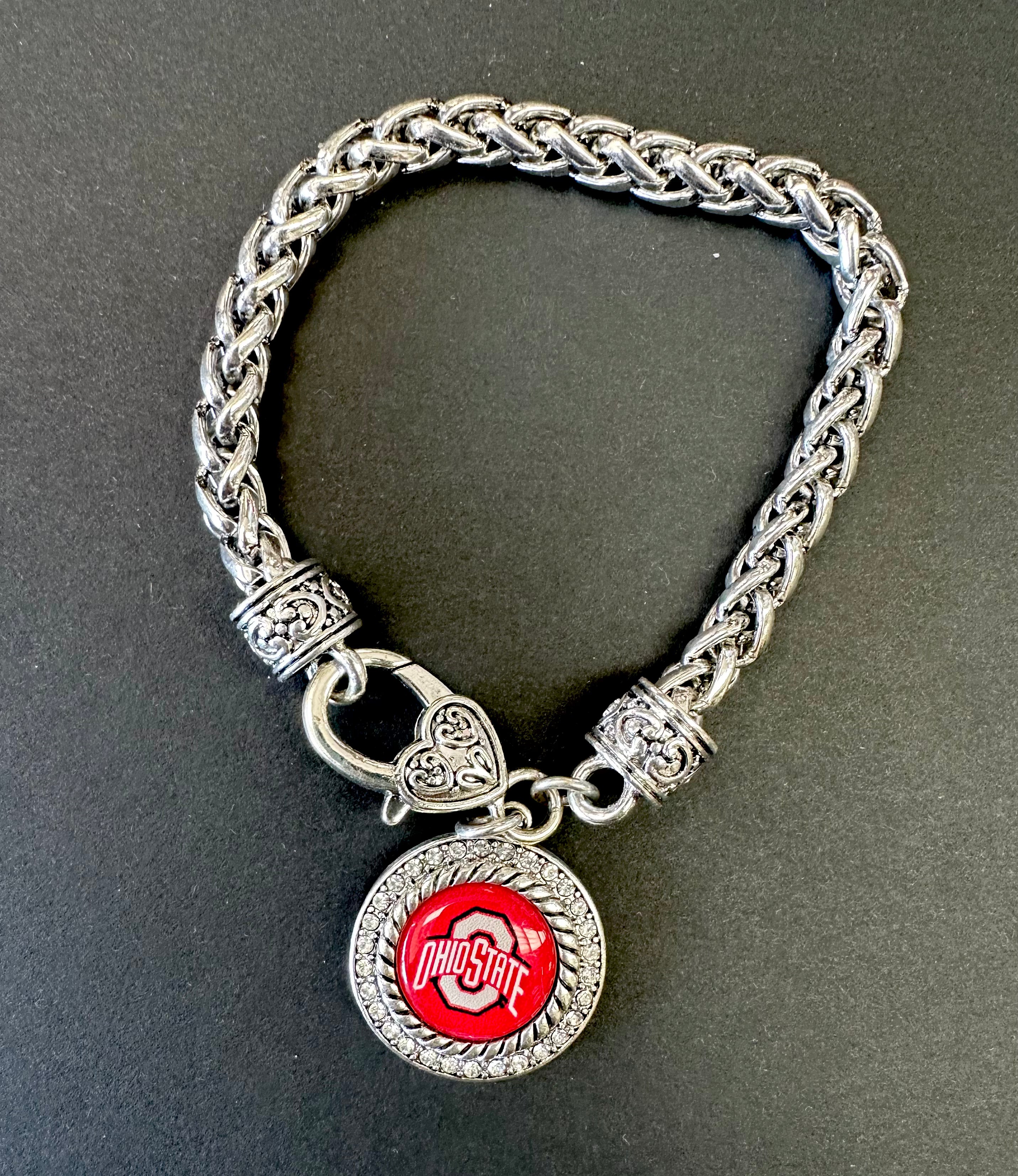 BUCKEYE PRIDE WITH THE OHIO STATE BUCKEYE BRAIDED BRACELET