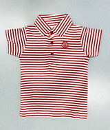 OHIO STATE BUCKEYES INFANT STRIPED POLO SHIRT