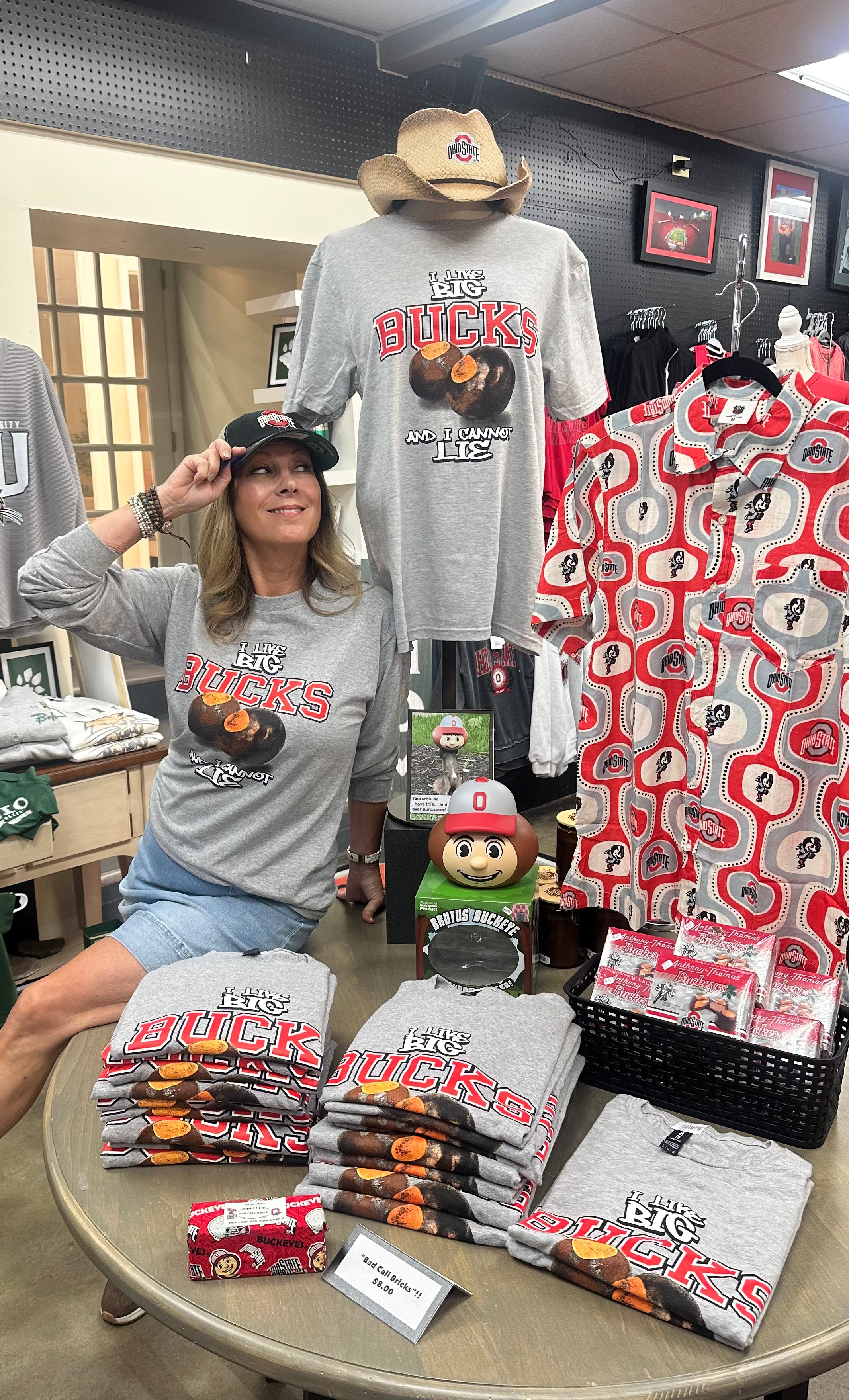 ladies, ohio state buckeye shirts