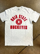 OHIO STATE BUCKEYES RELAY GREY ISSUED FRANKLIN T-SHIRT FOR MEN