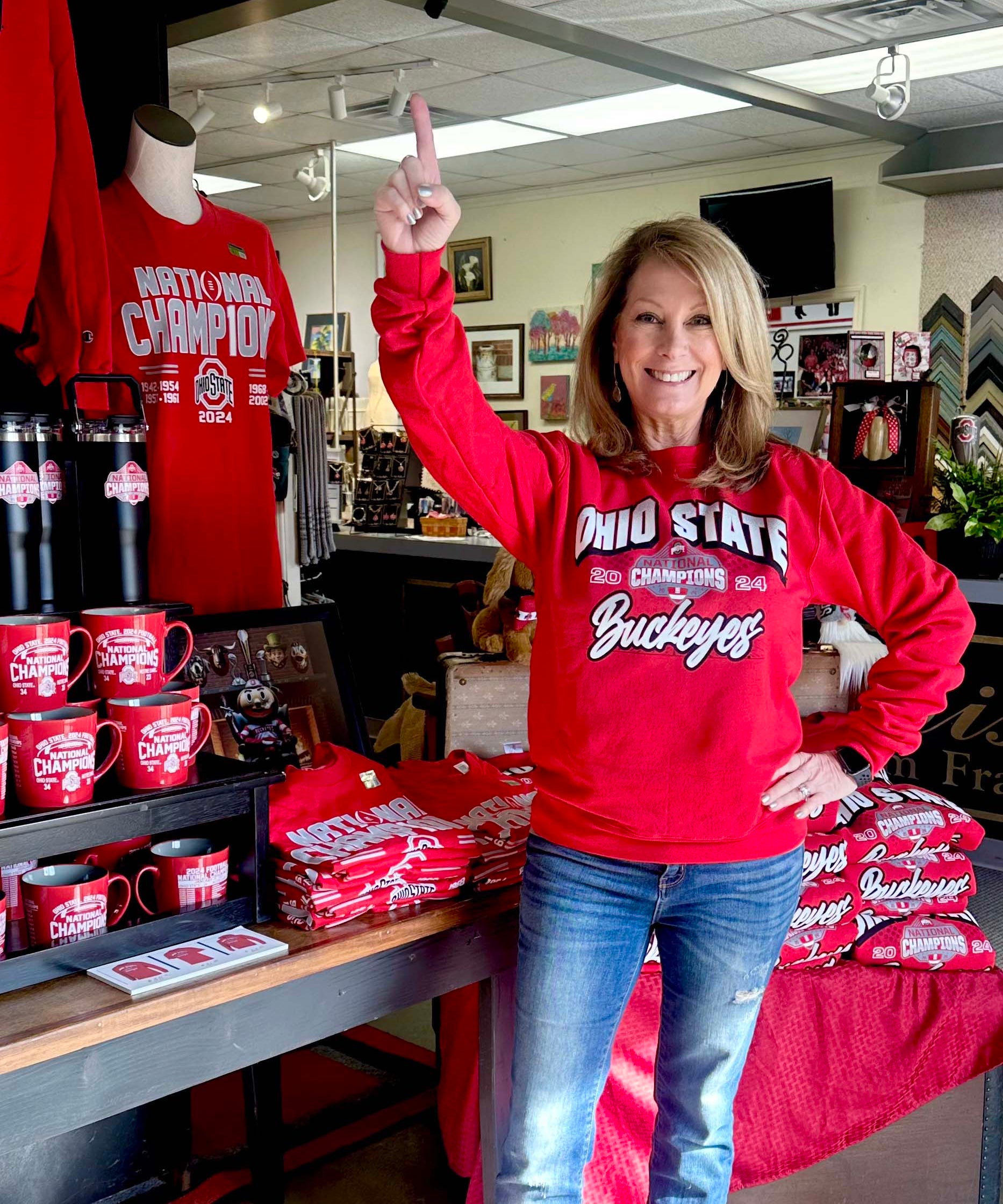 Womens Buckeye Girl - Ohio State Shirt For Women Funny T-Shirt Womens Buckeye Girl - Ohio State Shirt For Women Funny T-Shirt