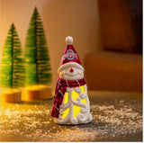 OHIO STATE LED SNOWMAN OR SANTA | FESTIVE 8" HOLIDAY DÉCOR