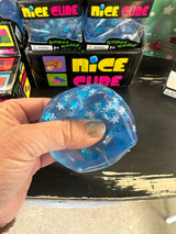 NICE CUBE CRYSTAL STAR FORM SQUISHY – BLUE SENSORY FIDGET TOY