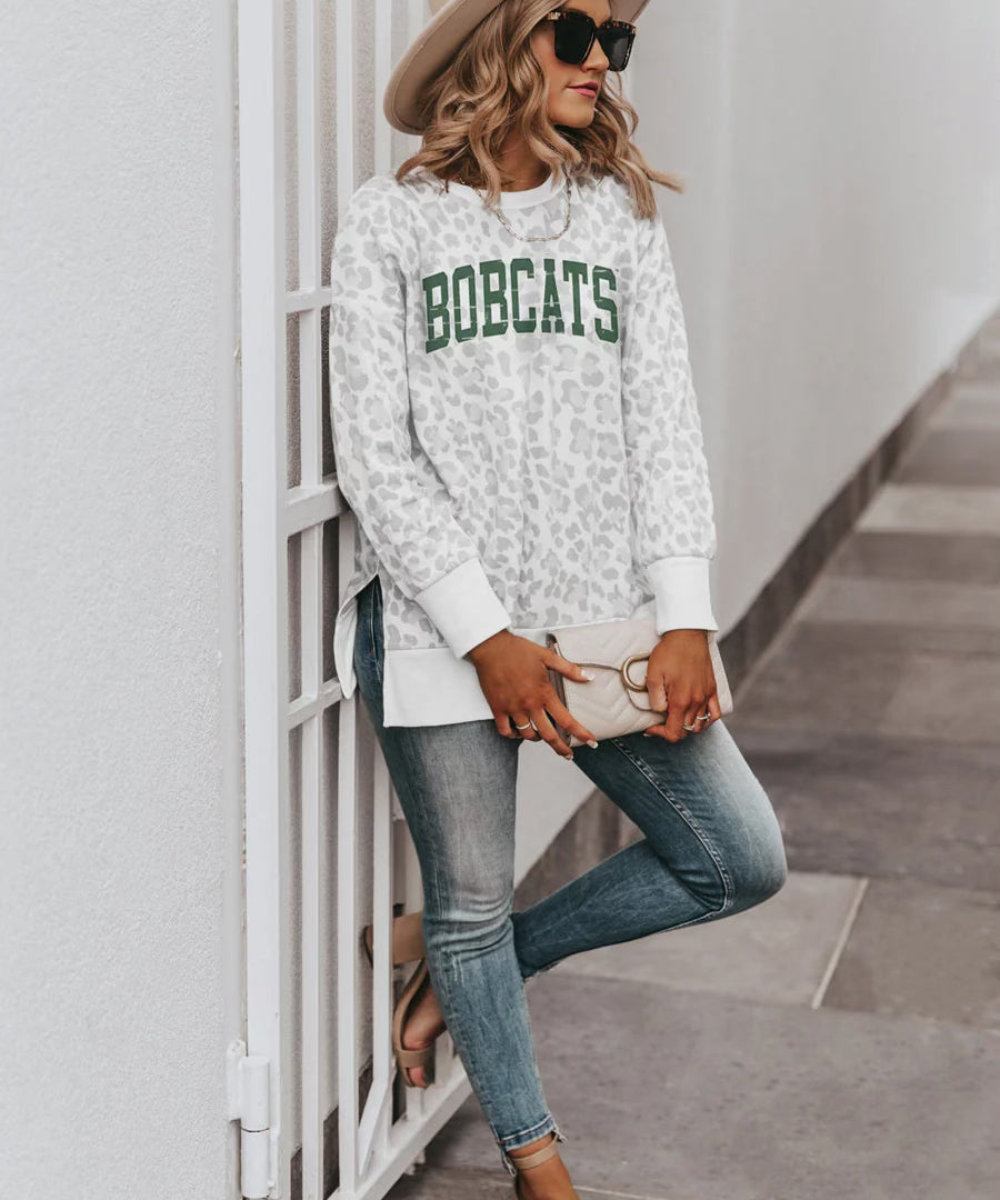 Bobcat Sweatshirt, side splits