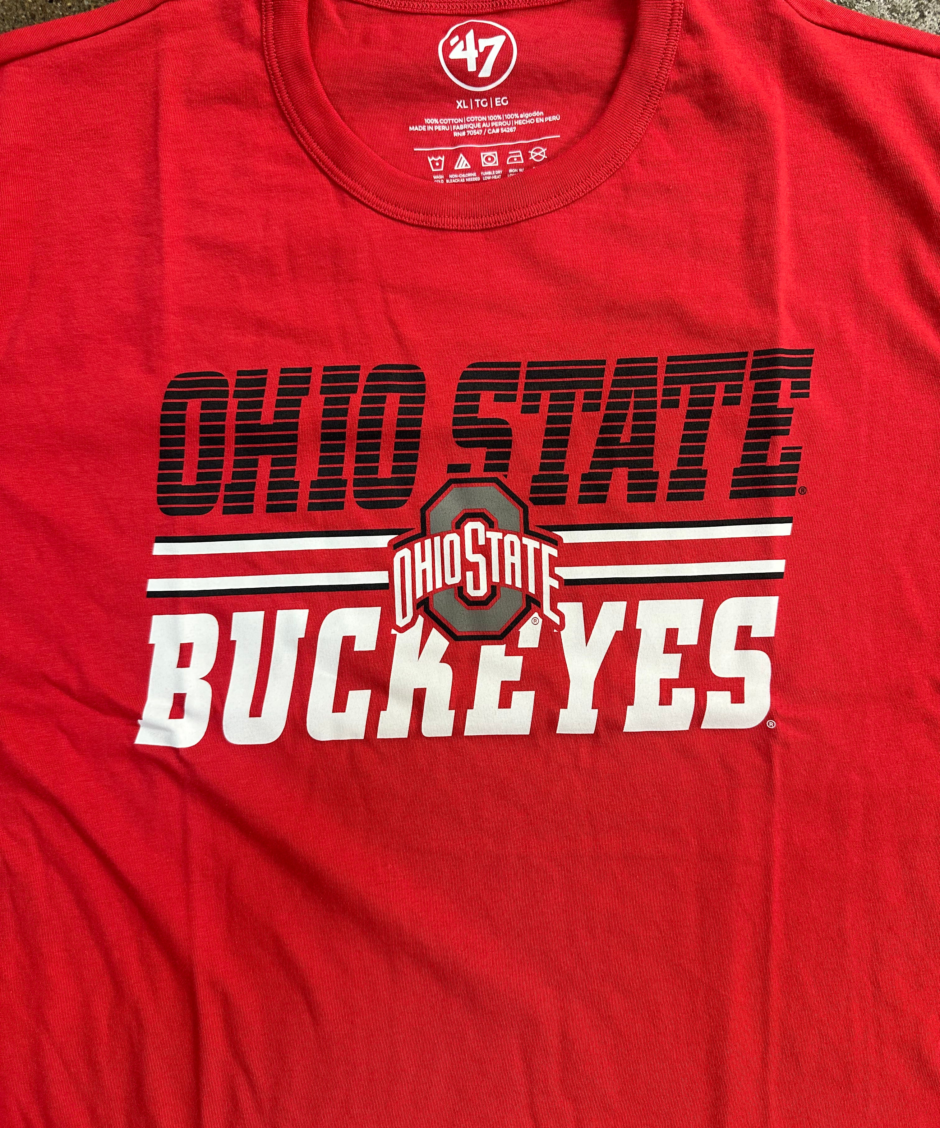 red buckeye shirt