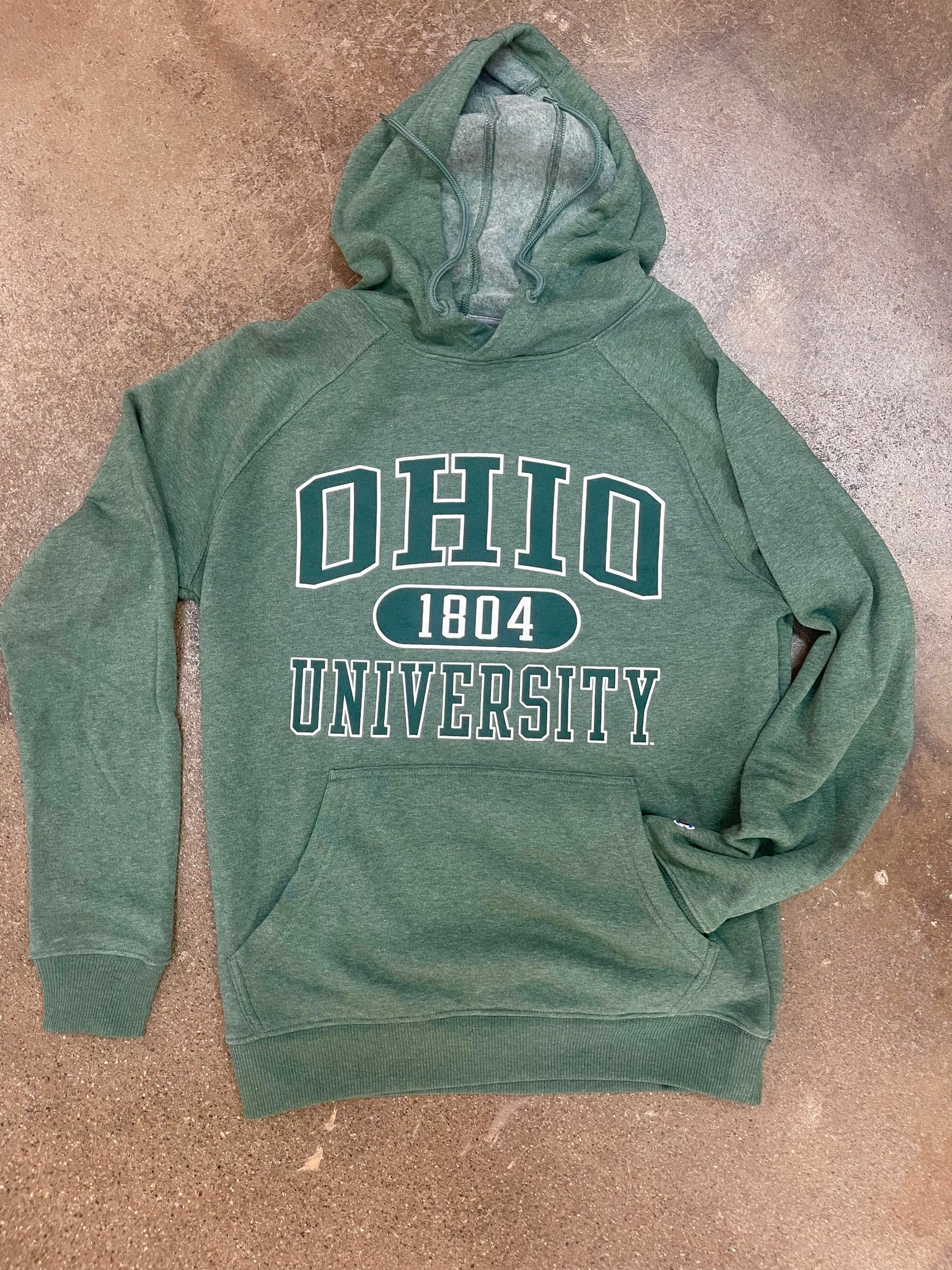 green, Ohio University Triumph Fleece Hood