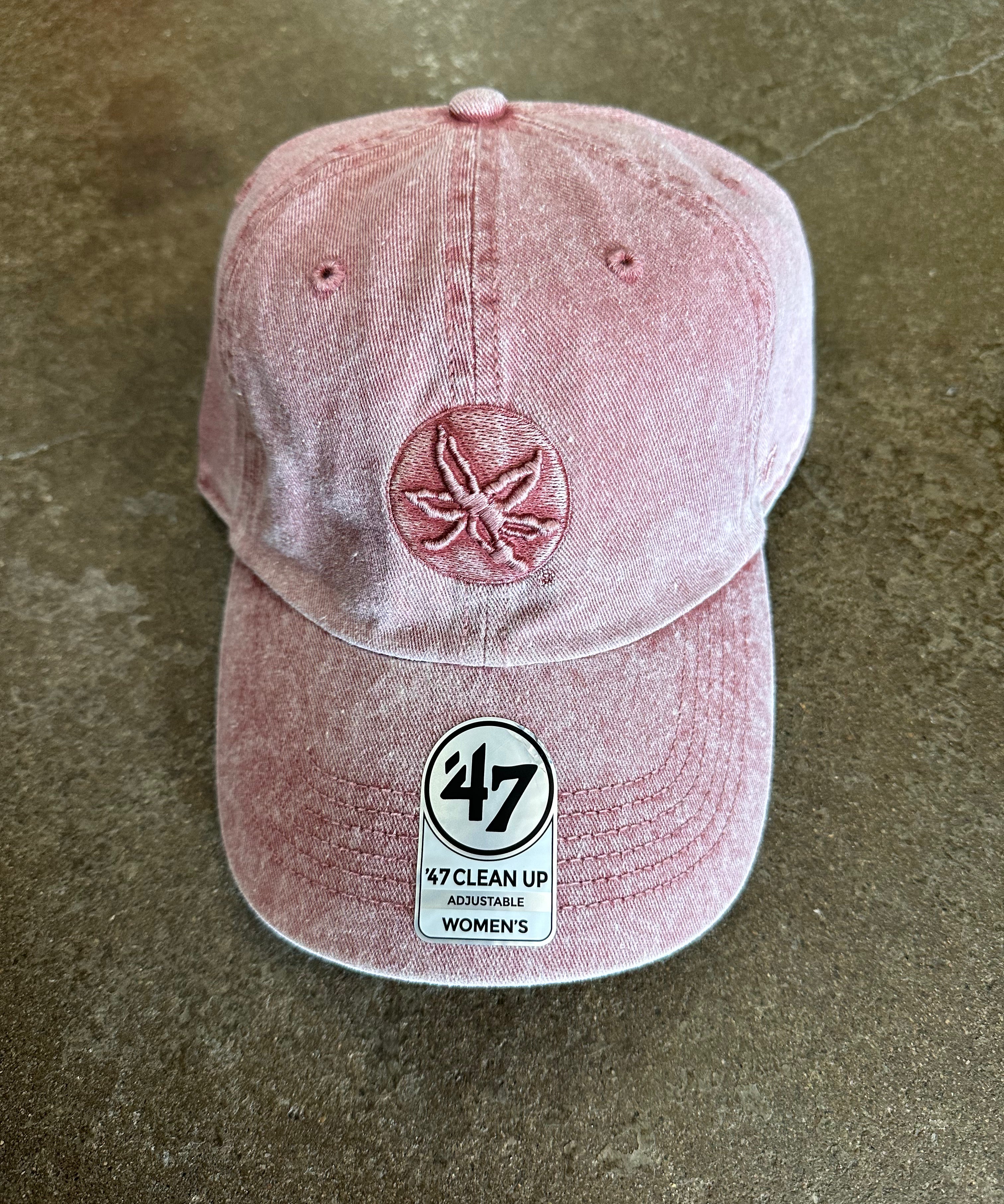 at store OHIO STATE BUCKEYES MISTY PINK MIST 47 CLEAN UP CAP