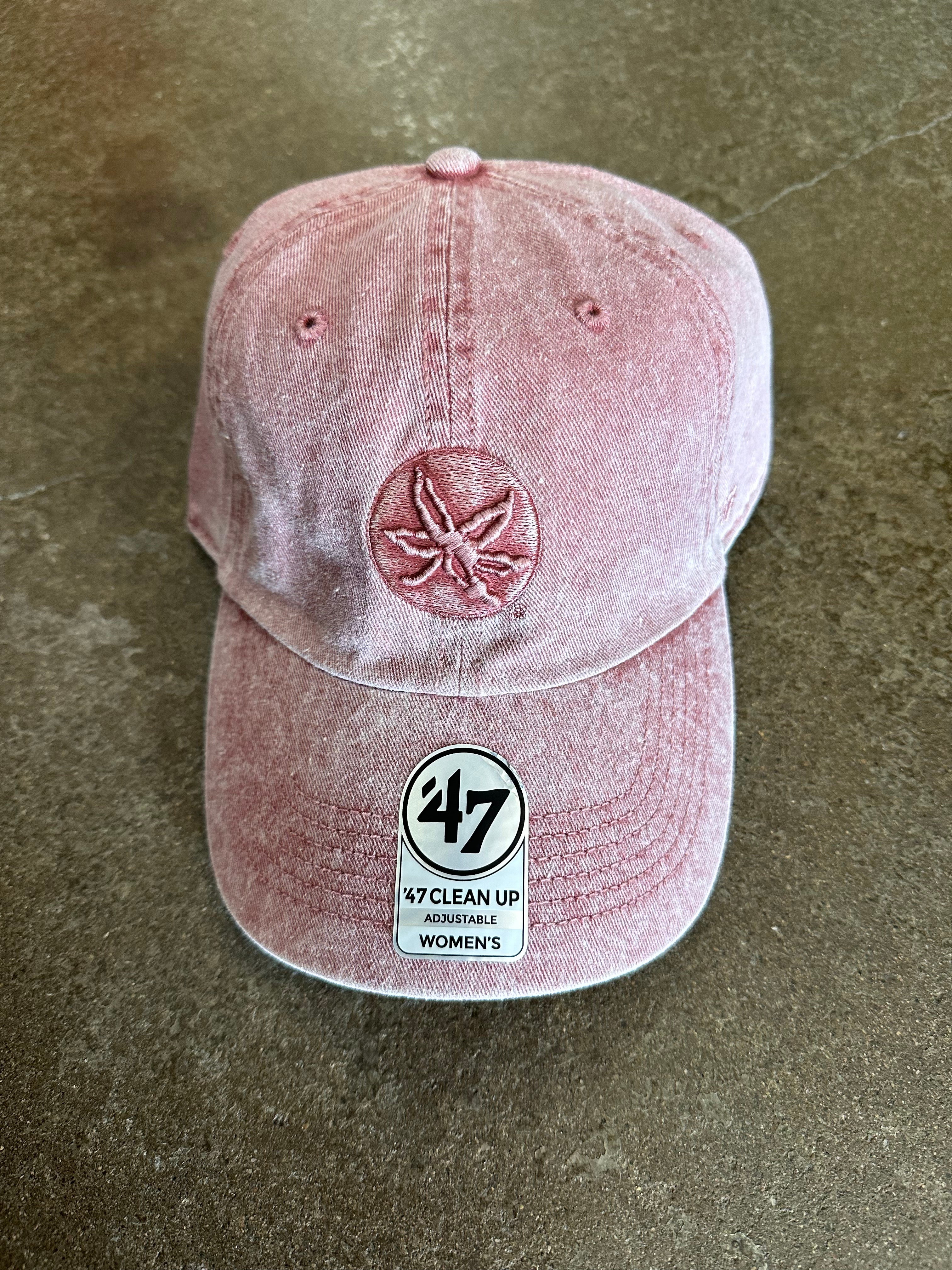 at store OHIO STATE BUCKEYES MISTY PINK MIST 47 CLEAN UP CAP