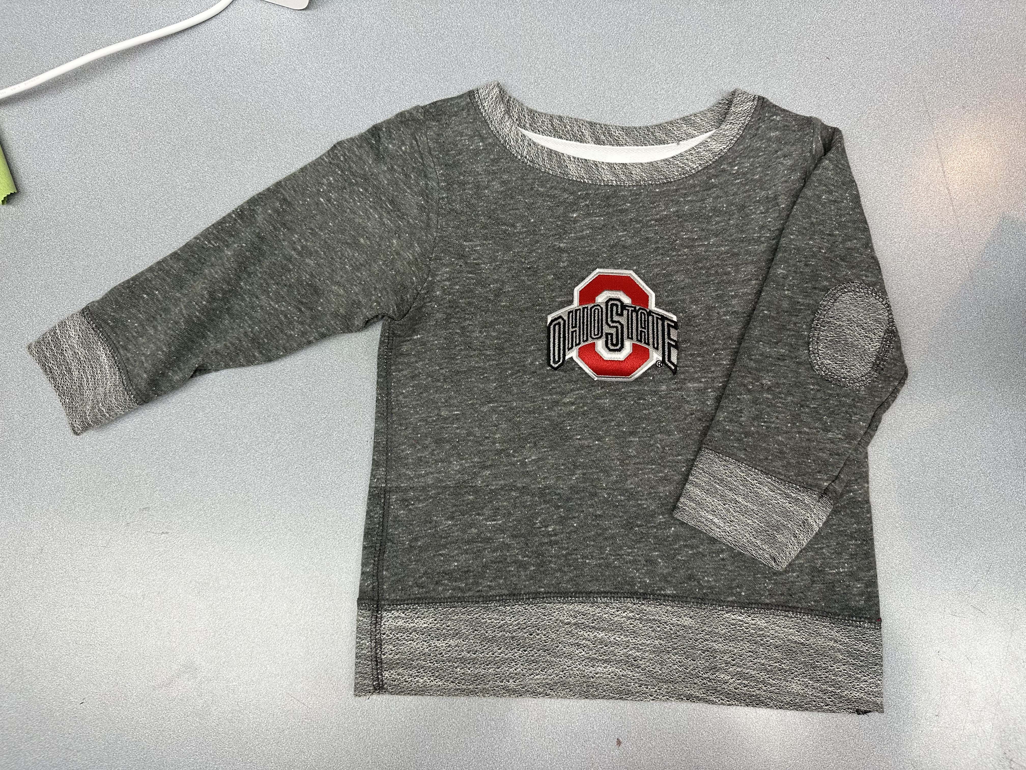 INFANT + TODDLER OHIO STATE BUCKEYE BURNOUT FRENCH TERRY PULLOVER