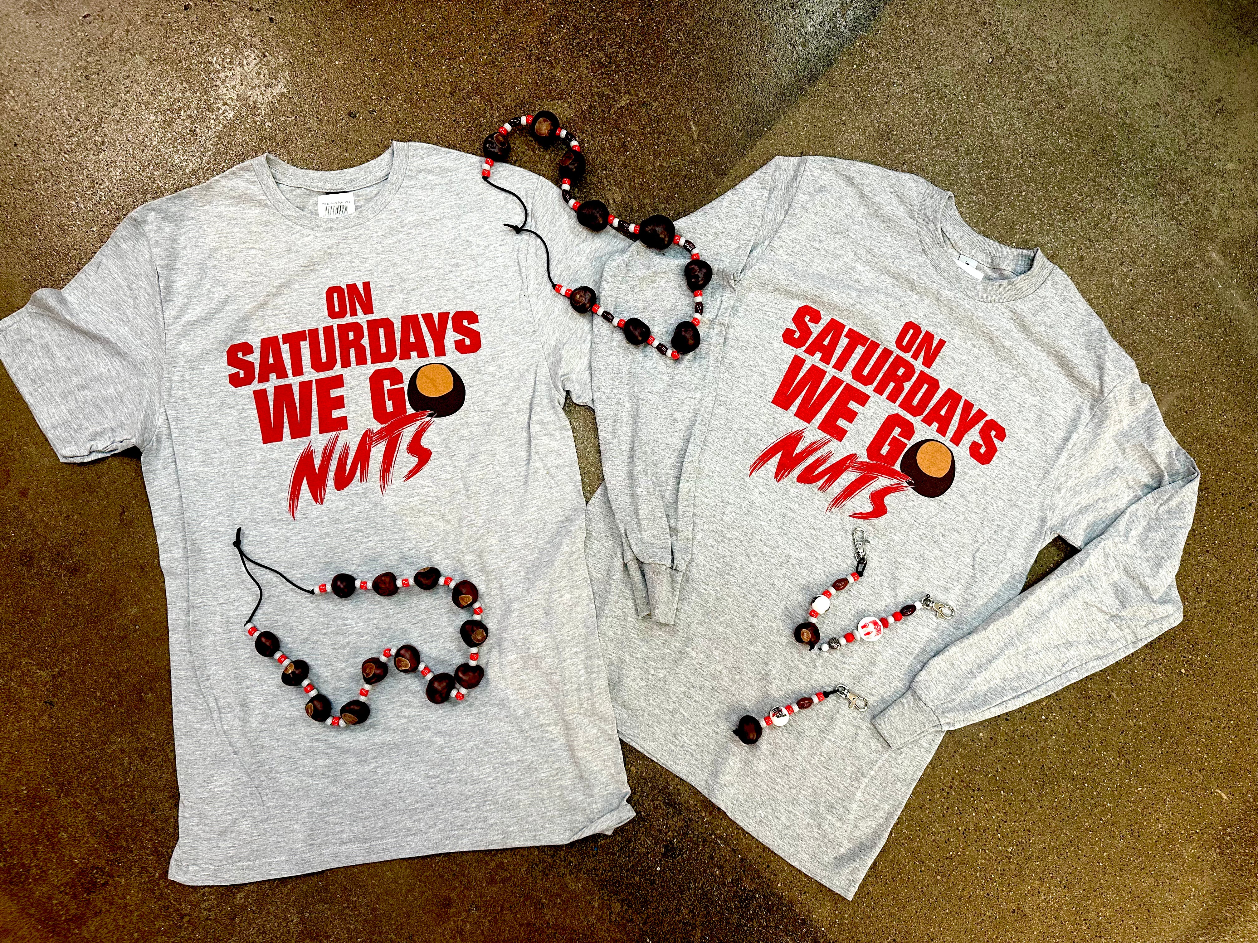 Saturdays we go nuts, long sleeve tee