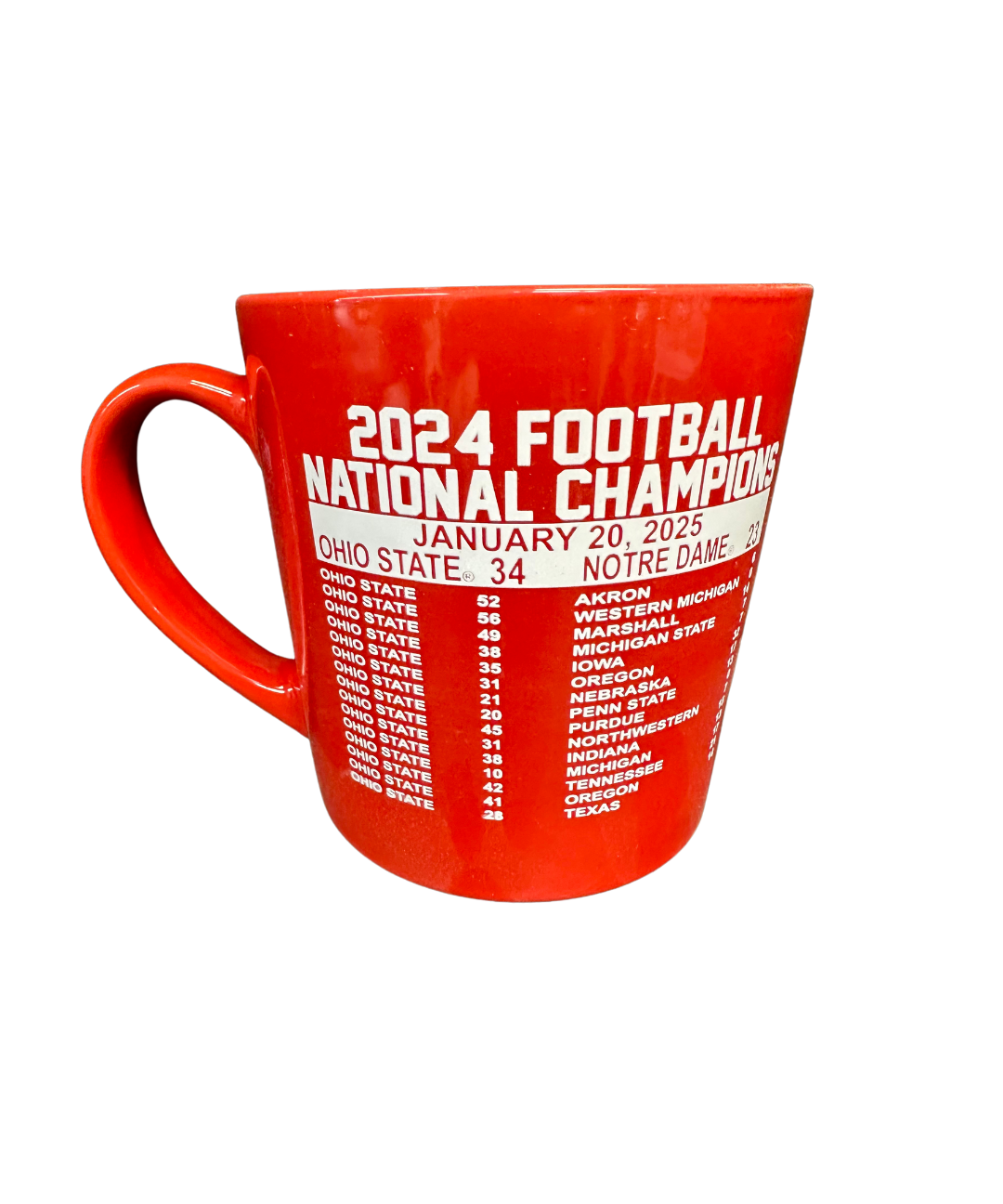 20oz with National Champions schedule