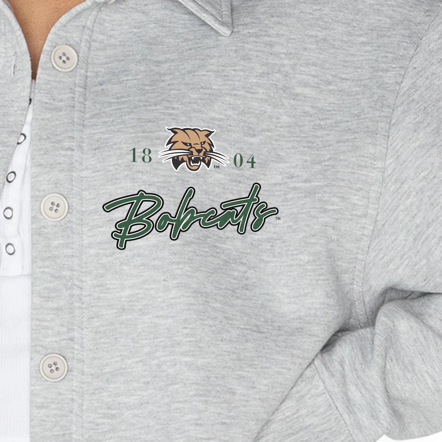 Soft Ohio University overshirt with button cuffs
